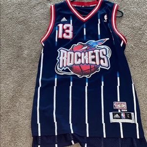 James Harden Vintage Throwback Rockets Jersey